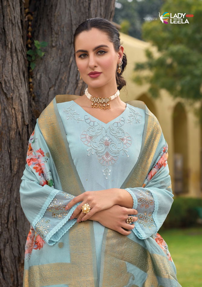 Tulips By Lady Leela Viscose Silk Designer Readymade Suits Wholesale Shop In Surat